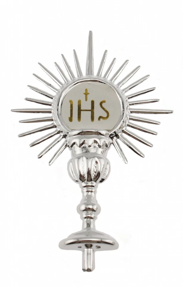 12 decoraciones plateadas para cupcakes de anfitrión de comunión de 5" selecciones decoración de puff favor Foto 1 de 1