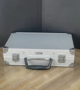 Intec VTG Silver Aluminum Carrying Case/Storage For Nintendo GBA & Accessories - Picture 1 of 11