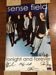 SENSE FIELD Tonight and Forever 2001 SIGNED Promo Poster 11x17 - Picture 1 of 6