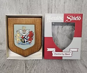 VINTAGE HERALDIC THE PROTECTORATE COAT OF ARMS COMMONWEALTH PAX QVARITVR BELLO - Picture 1 of 2