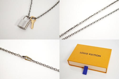 LOUIS VUITTON（LV） Collana LOUIS VUITTON ciondolo lucchetto San Valentino M01149 in scatola con sacchetto portaoggetti