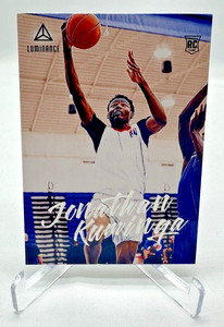 2021 Chronicles Draft Picks Jonathan Kuminga Warriors Luminance Rookie RC #80