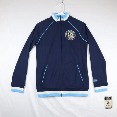 Chaqueta de Pista CCM Team Classics Mujer Pequeña Pittsburgh Penguins NHL Cremallera Completa Foto 1 de 4