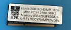 Elpida 2Gb So-Dimm 1600 Mhz Pc3-12800 Ddr3 Memory (Ebj20uf8bdu0-Gn-F)