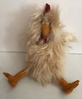 Luxe Realistic Chicken Rooster Silky Feathers Plush