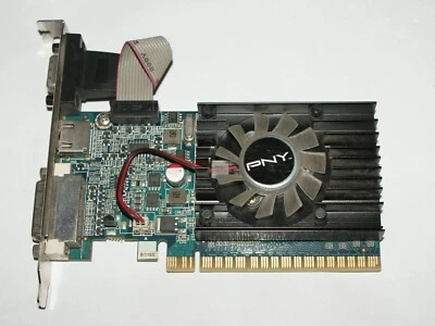 PNY Nvidia GF210 512MB VGA/DVI/HDMI PCIE Graphics Card - Image 1 of 3