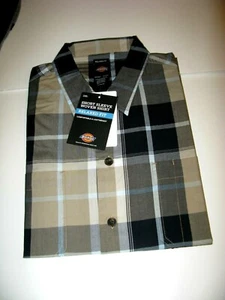 Camisa de manga corta Dickies Camper a cuadros para hombre. S, M. - Imagen 1 de 1