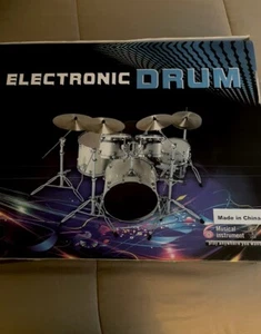9-PAD ELECTRONIC DRUM SET WITH PROFESSIONAL SOUND AND FEEL - Picture 1 of 9