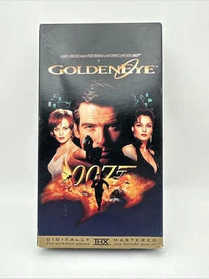 Goldeneye James Bond 007 (VHS, 1995) Pierce Brosnan - THX masterizado digitalmente FS Foto 1 de 4