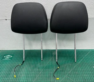 10-16 Mercedes E-class W212 FRONT RIGHT LEFT SEAT HEADREST SET Black OEM E350 - Picture 1 of 6