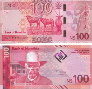 Namibia - 100 Dollars 2025 UNC - Serie KK - Picture 1 of 1