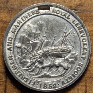 Pescadores y Marineros Royal Benevolent Society Inglaterra Británica Medalla Reino Unido - Imagen 1 de 4