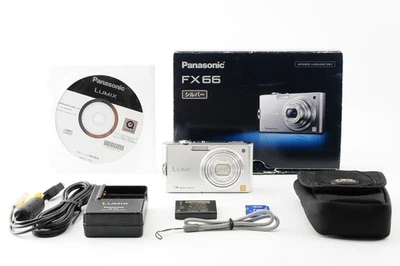 Japanese only MINT] Panasonic Lumix DMC-FX66 Silver Digital Camera From JAPAN - Image 1 of 4