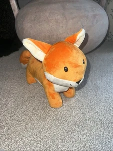 Lupilu Orange Fox Plush Soft Comforter Toy Velour Lidl 9” New❤️ - Picture 1 of 4