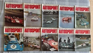 AUTOSPORT 1972 Vintage Bundle X10 Vol46. 7. Vl47. 5,11,12,vl48.1,2,4,12,vl49.2,4 - Picture 1 of 11