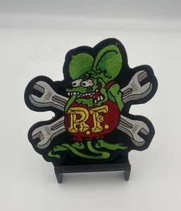 RATTE FINK AUFBÜGLER BESTICKT PATCH BIG DADDY ED ROTH MECHANIKER NOS MEHRFARBIG - Bild 1 von 2