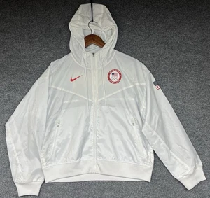 Giacca Nike Team USA Windrunner full zip Olimpiadi donna media logo allenamento - Foto 1 di 10