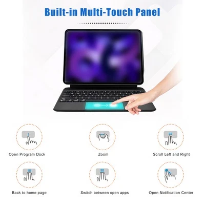  Pro 12.9-inch Tablet Keyboard Protective Case BT Touch Magnetic Floati HEN - Image 1 of 4