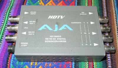 Convertidor descendente digital AJA, HD10MD3 HD a SD, (sin adaptador de corriente) Foto 1 de 4