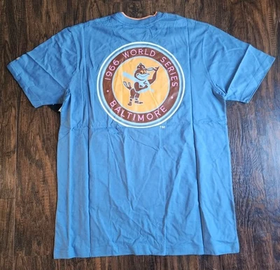 NEW ERA Baltimore Orioles 1966 World Series MLB Authentic T-Shirt, Men's L, NEW! - Image 1 of 4