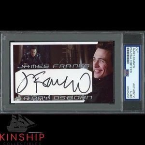 James Franco signed Cut 3x5 Custom Card PSA DNA Slab Spider-Man Auto C4858 - Picture 1 of 2