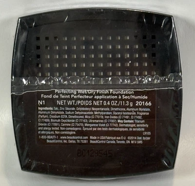 Beauticontrol Perfecting Wet/Dry Finish Foundation N1 20166 Sz .4 oz/ 11.3 g New - Image 1 of 4