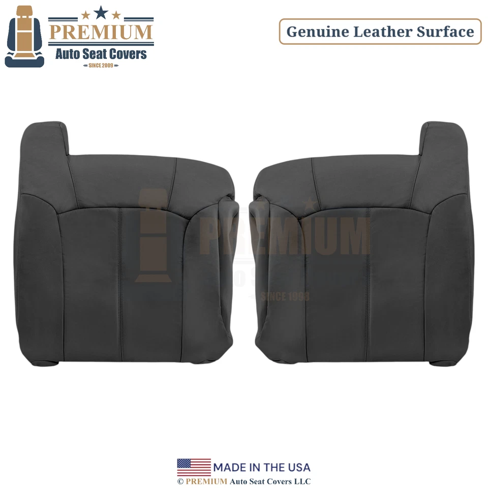 1999 - 2002 适用于雪佛兰索罗德真皮前座套 Dk 灰色 — 第 1/4 张图片