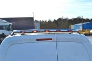 Rear Roof Bar + Multi-Function LEDs For Mercedes Sprinter 2006 - 2014 Stainless - Picture 1 of 8