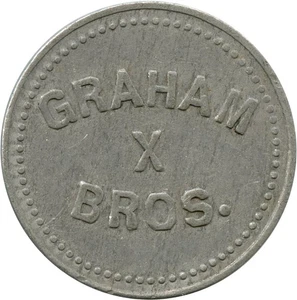 Sconosciuto Maverick Graham X Bros. buono per gettone commerciale 10 ¢ - Foto 1 di 2
