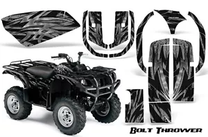 YAMAHA GRIZZLY 660 CREATORX KIT GRÁFICO CALCOMANÍAS PEGATINAS BOLT THROWER SILVER - Imagen 1 de 1