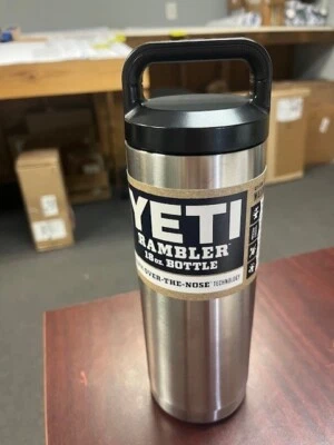 YETI Rambler 18 oz Bottle w/Black Chug Cap (New)