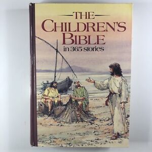 The Children's Bible in 365 Stories Mary Batchelor Large Hardcover Religion Book