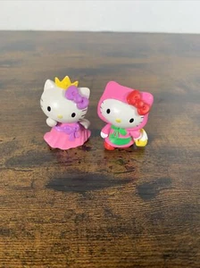 HELLO KITTY SANRIO FIGURE 2” Lot of 2 - Picture 1 of 5