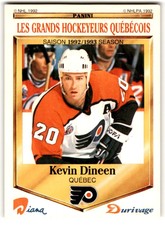 1992-93 Panini Durivage Kevin Dineen #12 Philadelphia Flyers