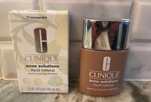 Clinique Acne Solutions Liquid Makeup ~ 11 Fresh Ginger (M-D) ~ 1 oz NIB - Picture 1 of 2