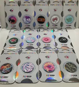 PopSockets PopGrip Phone Grip & Stand with Swappable Top -Multi Designs New - Picture 1 of 39