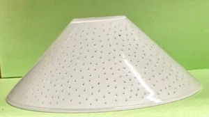 BESA LIGHTING WHITE STARPOINT MINI PENDANT / SCONCE GLASS ONLY 7" - Picture 1 of 3