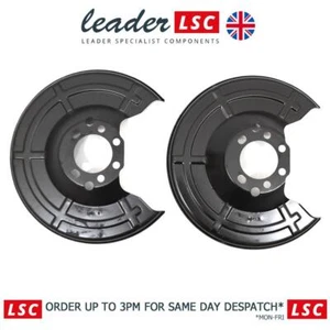 2x Rear Brake Disc Back Plates GENUINE Vauxhall Astra H Mk5 2004 to 2010 NEW - Picture 1 of 12