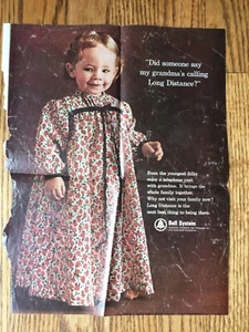 1960’s Bell System American Telephone And Telegraph Company Paper Advertisement - Picture 1 of 3