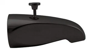 Westbrass Rear Diverter 5-1/2" Tub Spout, Matte Black, D3112-62 - Picture 1 of 3