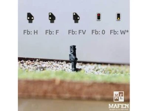 Mafen 414602 - SBB-Zwergsignal 5 Lichter weiß/weiß/weiß-rot/gelb - Spur N - NEU - Picture 1 of 1