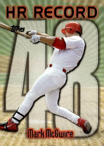 1999 TOPPS HOME RUN PARADE RECORD #220 MARK MCGWIRE HOMER #43 SINGLES SET BREAK - Picture 1 of 2