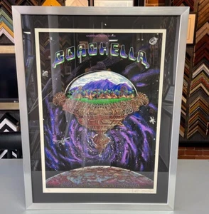 Emek Coachella 2011 Official Poster - Variant Purple Edition Artist Proof S/N - Picture 1 of 12