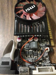MSI Nvidia GeForce | GT620 PCIe 2GB GDDR3 | N620GT-MD2GD3/LP Graphics Card - Picture 1 of 3