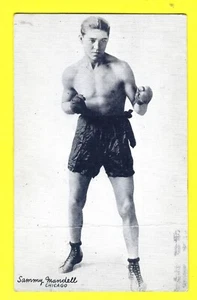 1926 VINTAGE BOXING POST CARD - SAMMY MANDELL - Picture 1 of 2