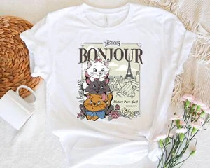 Disney Aristocats Marie Cat Shirt, Aristocats Disneyland Paris Shirt, Marie's - Picture 1 of 9