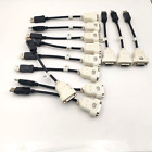 12 Pcs  0Xt623 Dell Display Port To Single Link Dvi-D Adapter Cable Connector D