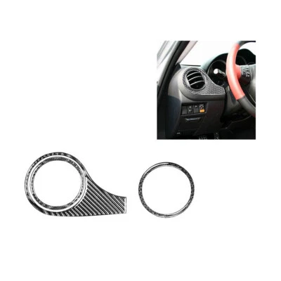 Cubierta de salida de ventilación de aire lateral de fibra de carbono 3 piezas para Mazda RX-8 2004-2008 Foto 1 de 4