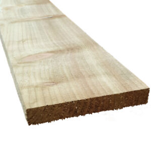 Pressure Treated Softwood Timber 150mm x 22mm (6" x 1") 1.8m & 2.4m - Packs of 4