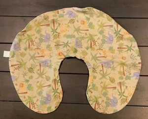 BOPPY COVER Removable Nursing Pillow Cover Green Jungle Animals - Picture 1 of 8